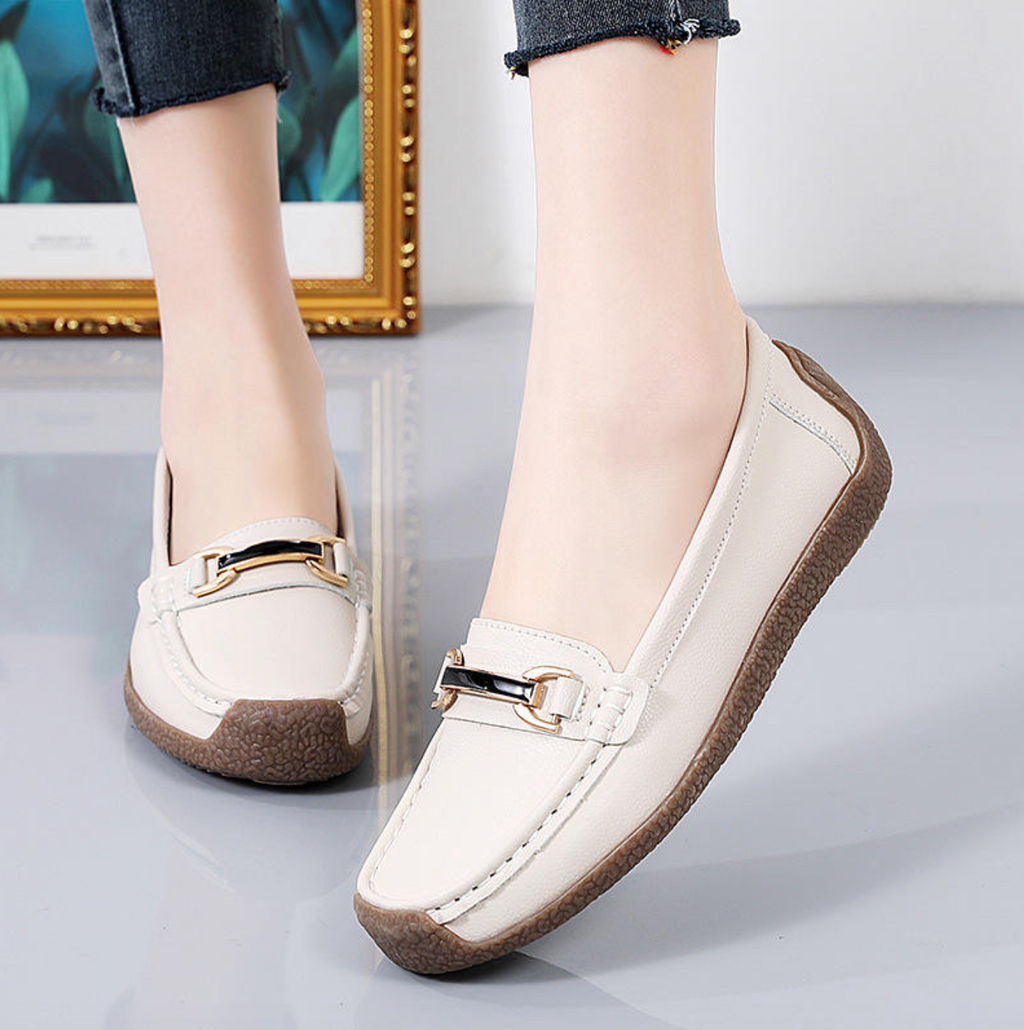 Women’s Comfortable Leather Flat Shoes