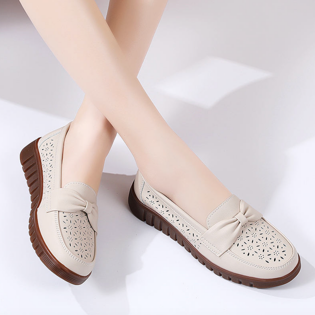 Women’s Genuine Leather Flat Loafers