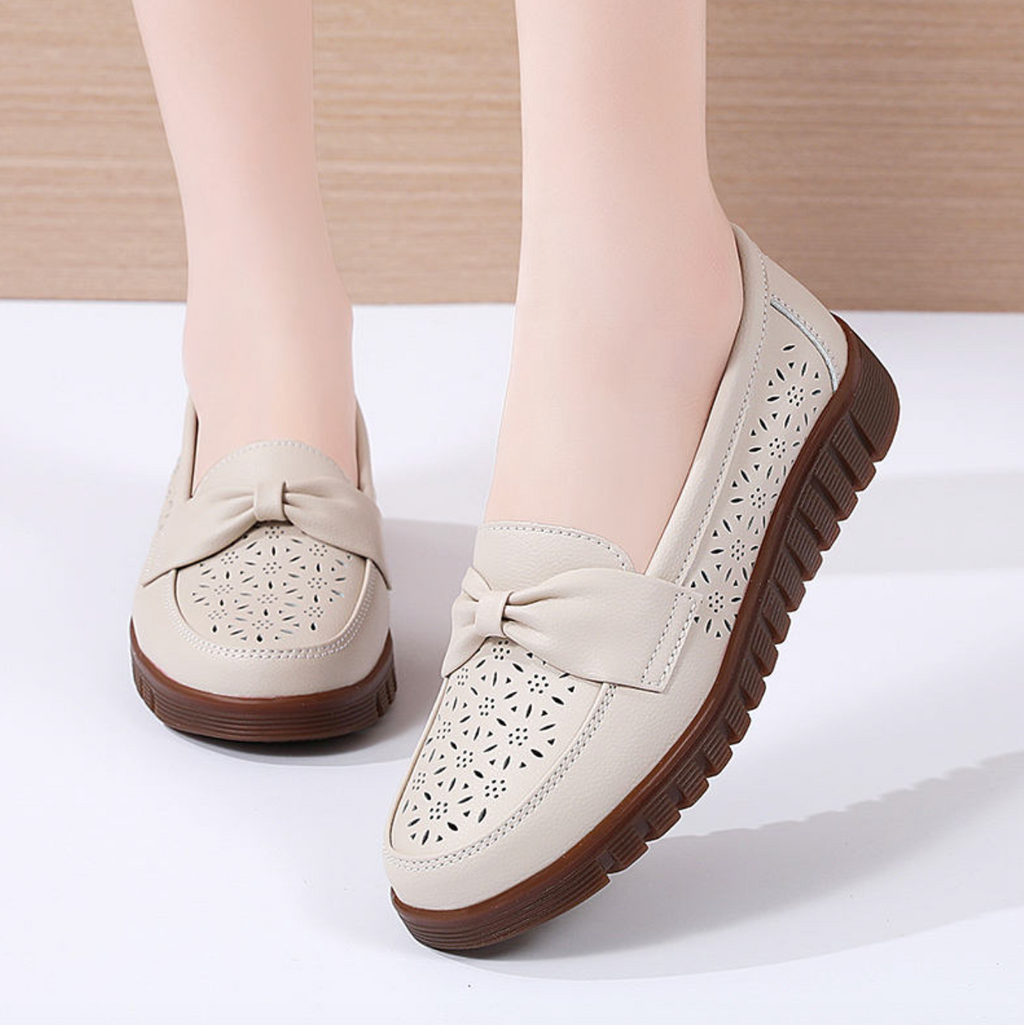 Women’s Genuine Leather Flat Loafers