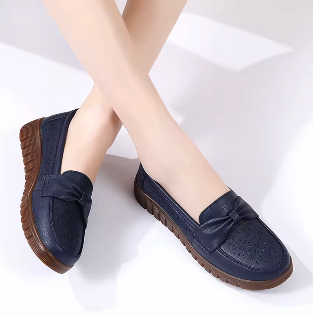Women’s Genuine Leather Flat Loafers