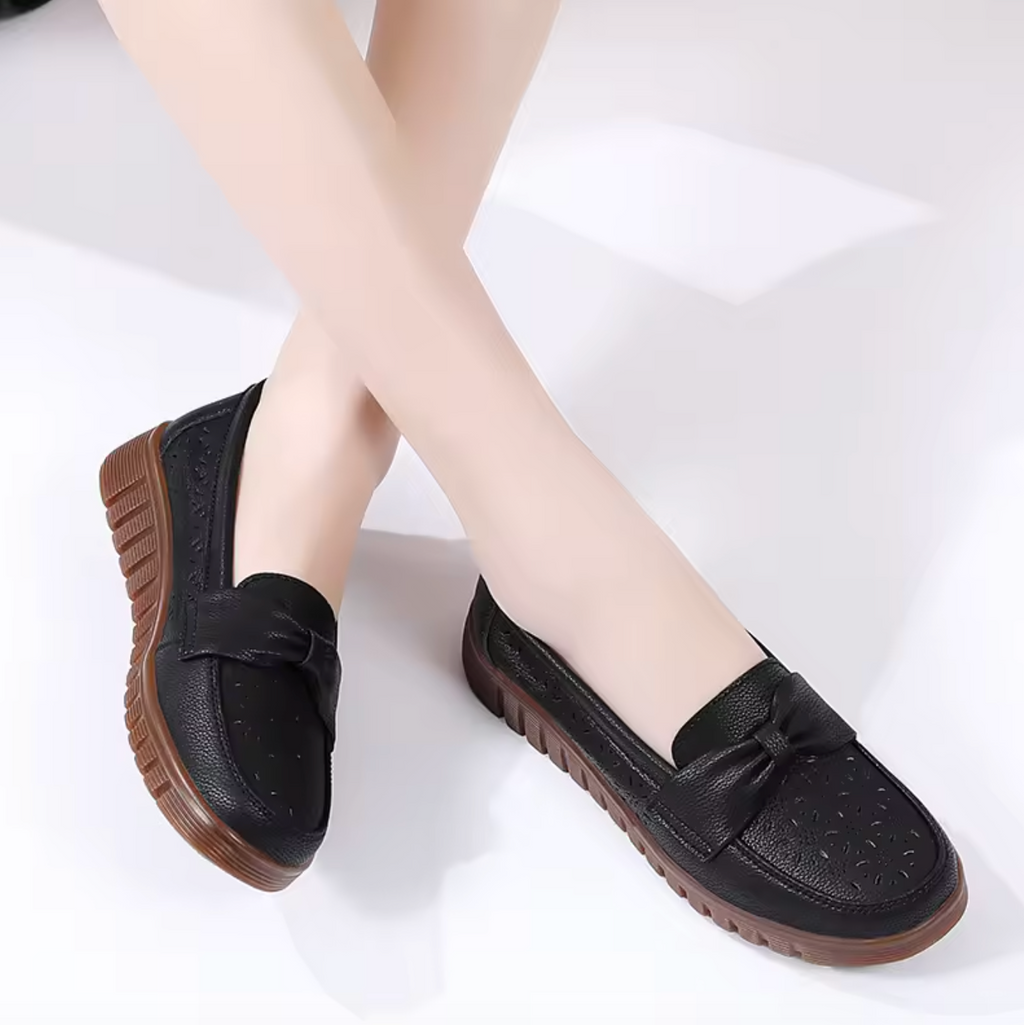 Women’s Genuine Leather Flat Loafers